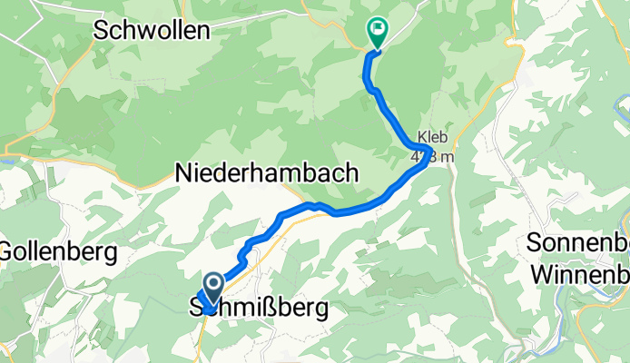 B41, Elchweiler nach Nockenthaler Weg, Wilzenberg-Hußweiler