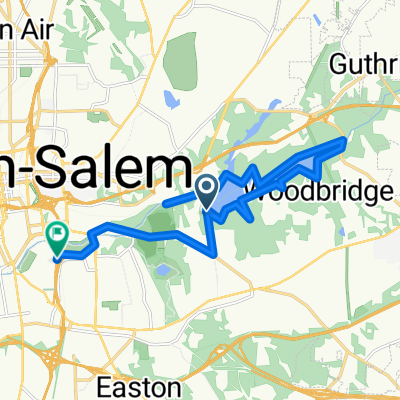 Salem Lake Rd, Winston-Salem to US-52 S, Winston-Salem