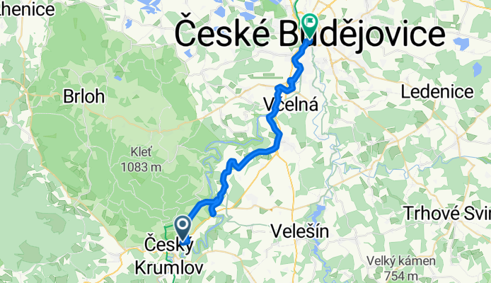 Za Plevnem do Náměstà Přemysla Otakara II.