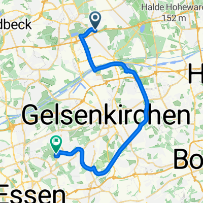 Frankampstraße, Gelsenkirchen nach Fritz-Schupp-Allee, Essen