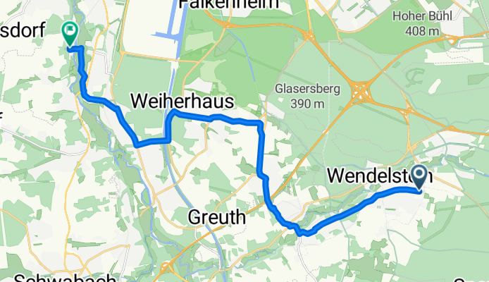 Richtweg, Wendelstein nach Lohhofer Straße, Nürnberg