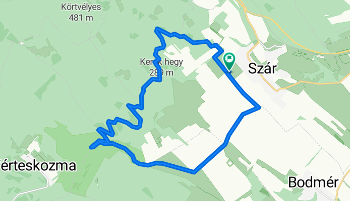 Nyárfa utca, Szár - Nyárfa utca, Szár