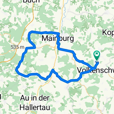 Dietrichsdorf, Volkenschwand nach Dietrichsdorf, Volkenschwand