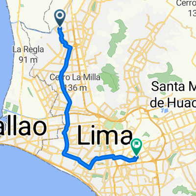 Departamento de Lima a Departamento de Lima