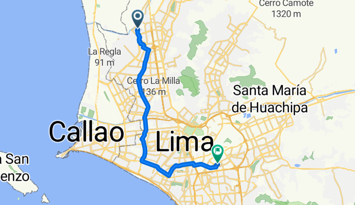 Departamento de Lima a Departamento de Lima