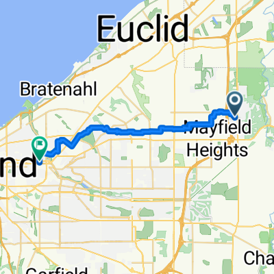 Aintree Park Dr, Mayfield to E 93rd St, Cleveland