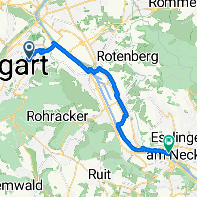 Wiederhergestellte Route