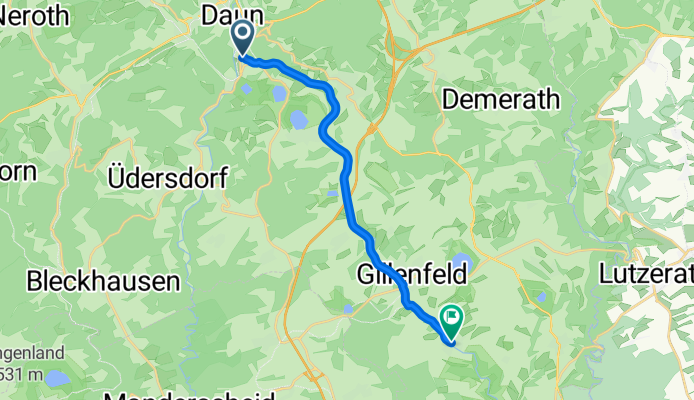 Tour 12,3 km Daun -Strohn