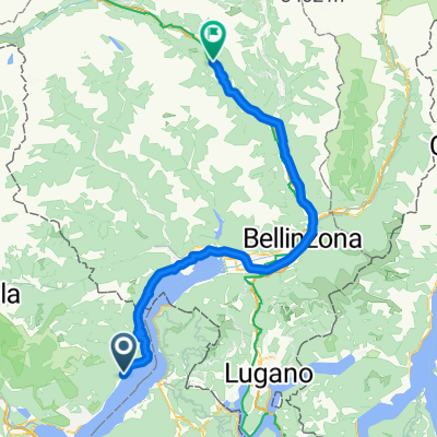 Via Nazionale nach via San Gottardo