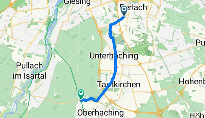 Fasangartenstraße, München nach Linienstraße, Oberhaching