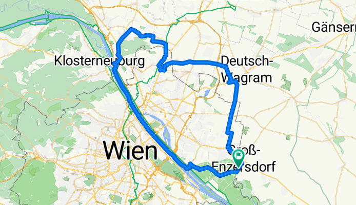 Rundum Donaustadt, Bisamberg und Floridsdorf.  🚴🚴‍♂️