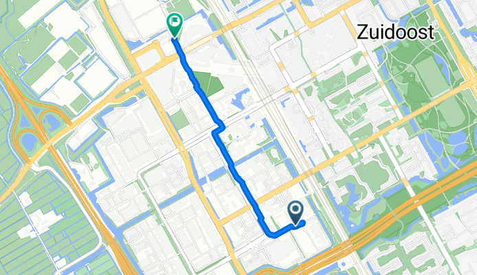 Haarlerbergweg, Amsterdam to Arena Boulevard, Amsterdam