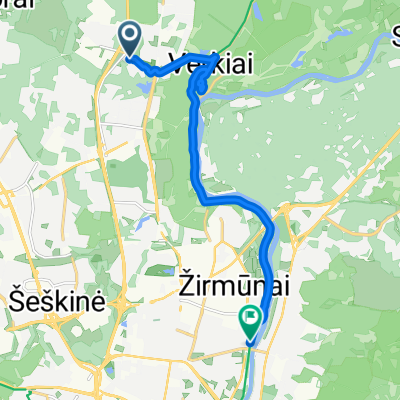 Mykolo Marcinkevičiaus g., Vilnius to Neries g., Vilnius