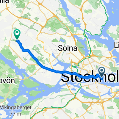 Exercisplan, Stockholm to Gammelvägen, Vällingby