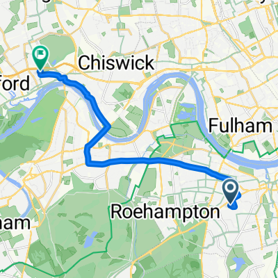 Repton House, London to Clayponds Lane, Brentford