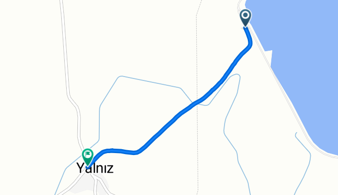İsimsiz Yol to Yalnız Köyü Yolu