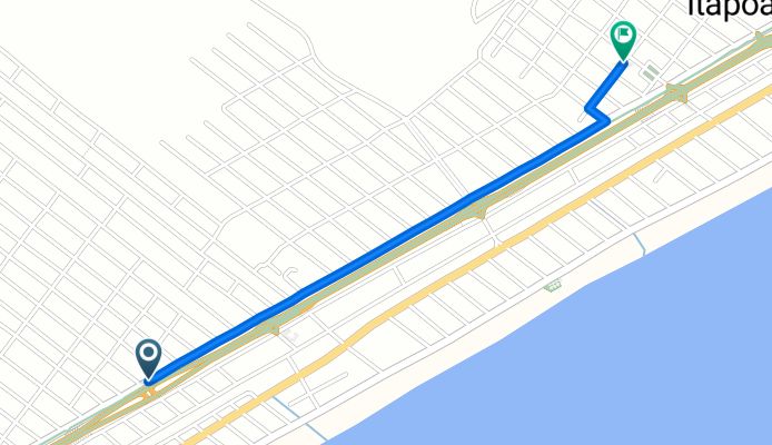 De Avenida Monteiro Lobato a Rua Delícia Baceli Mena