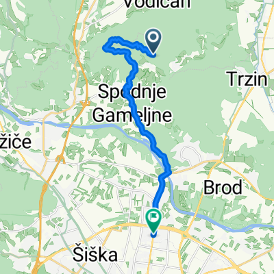 Rašica to Kadilnikova ulica