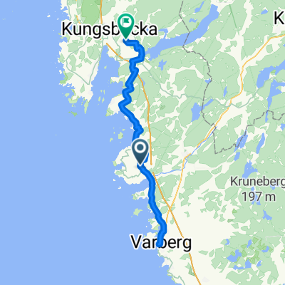 Route nach Kungsbacka
