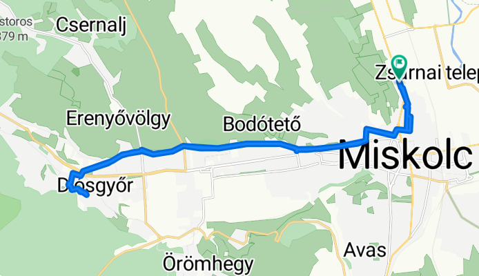 Útvonal ide: Katowice utca 35-27