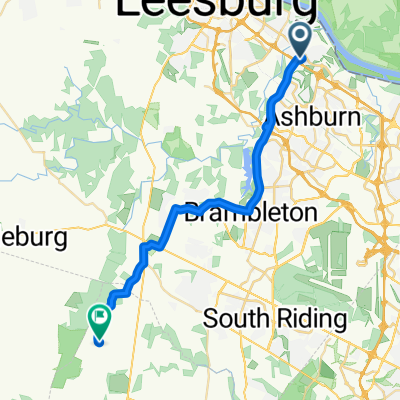 Front St, Leesburg to Mountain Rd, Haymarket
