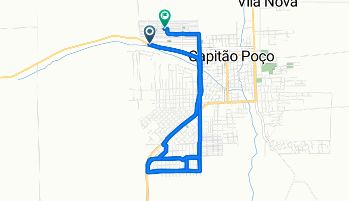 De Quarta avenida quadra a Rua Dezenove de Dezembro