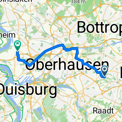 Kiek Ut, Essen nach Kaiser-Wilhelm-Straße, Duisburg
