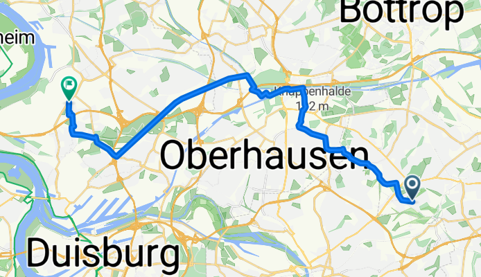 Kiek Ut, Essen nach Kaiser-Wilhelm-Straße, Duisburg