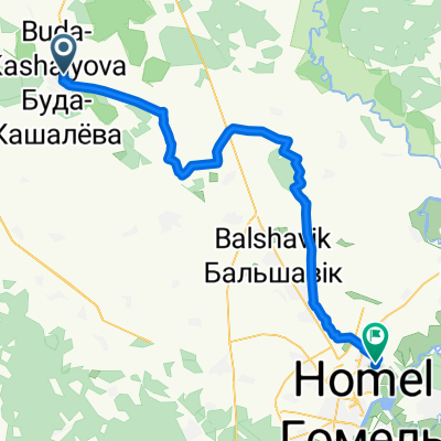Маршрут в улица Макаёнка