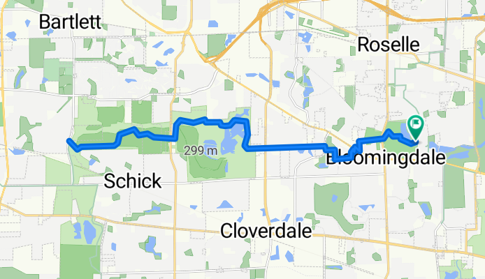 Bloomingdale to Bloomingdale