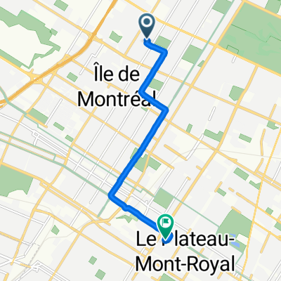 17e Avenue, Montréal to Av Henri-Julien, Montréal