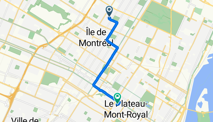 17e Avenue, Montréal to Av Henri-Julien, Montréal