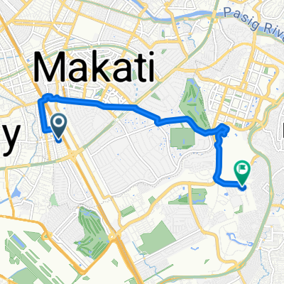 Route from Gen. G. Del Pilar Street