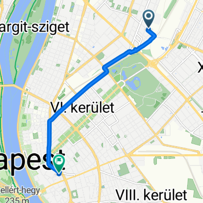 Tatai utca, Budapest to Károly körút, Budapest