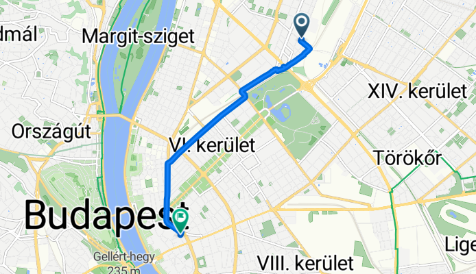 Tatai utca, Budapest to Károly körút, Budapest