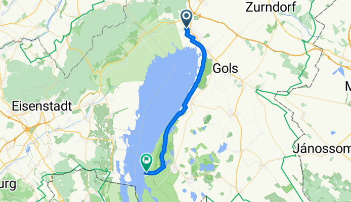 Bahnstraße, Neusiedl am See nach Seebad, Illmitz