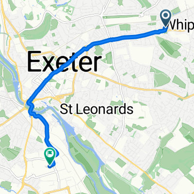 Whipton Road, Exeter to Christow Road, Exeter