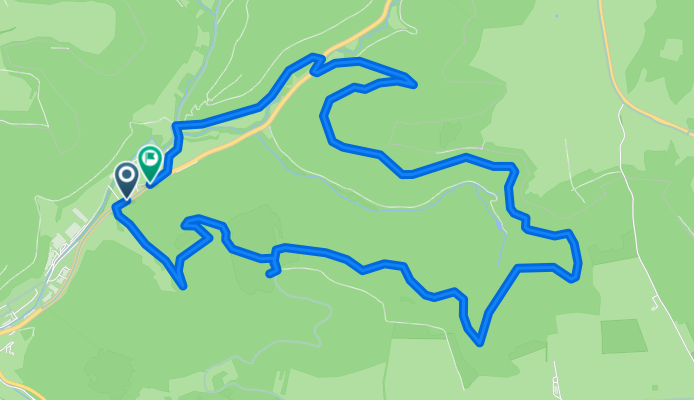 Route zu Gasthaus Pfählhof