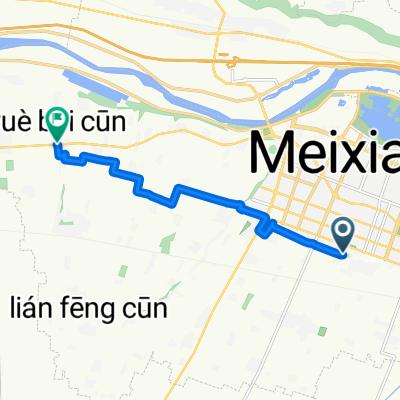 Meixian, Baoji to 310 National Road, Baoji