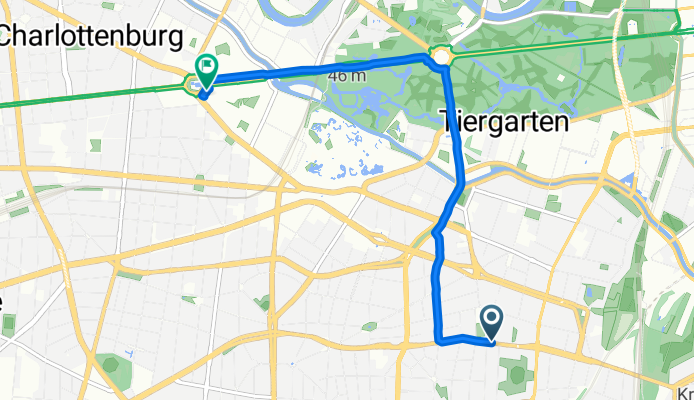 Pallasstraße, Berlin nach Ernst-Reuter-Platz, Berlin