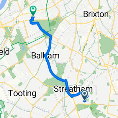 Valley Road, London to Mysore Road, London