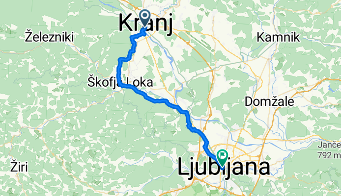 Kranj Skofja Loka Ljubljana