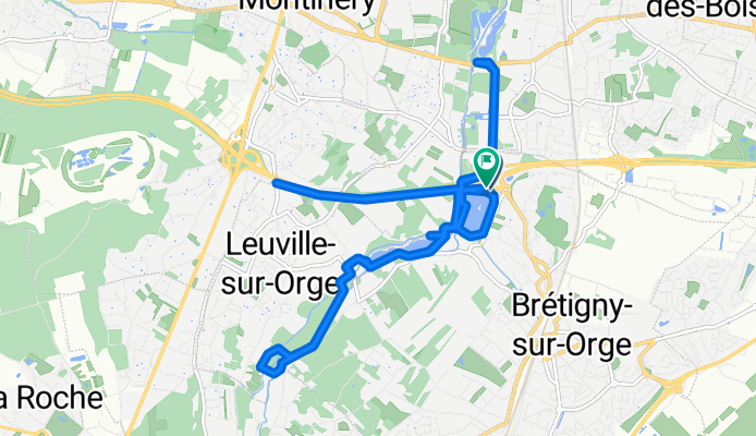 Chemin des Pâtures, Brétigny-sur-Orge à Chemin des Pâtures, Brétigny-sur-Orge
