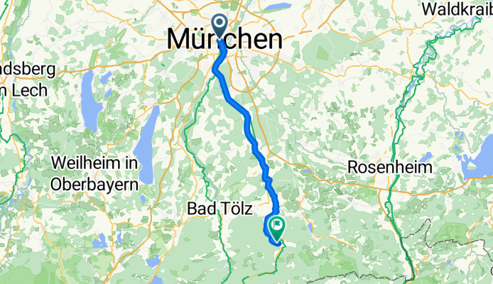 Etappe 1: München - Tegernsee