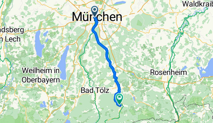 Etappe 1: München - Tegernsee