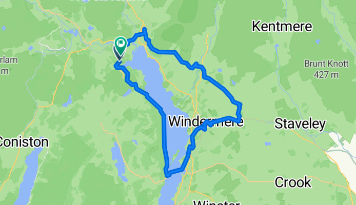 Skelwith Fold road end to Skelwith Fold road end