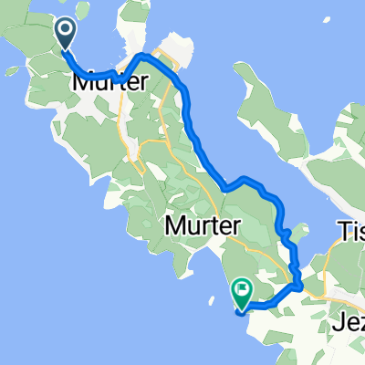 Težačka ulica, Murter nach Podjasenovac, Jezera