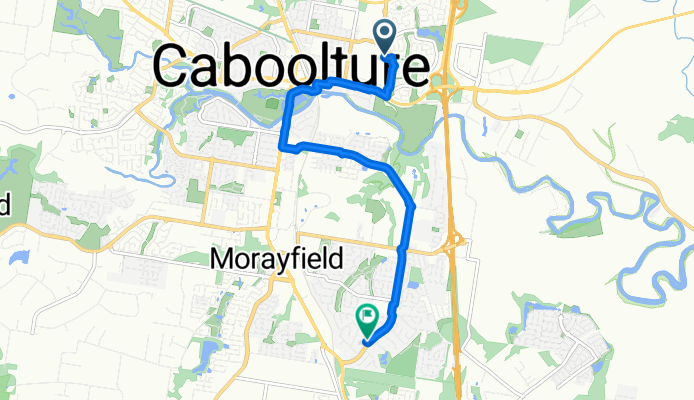 Mewett St, Caboolture to Parer Cr, Morayfield