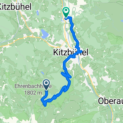 Hahnenkamm, Kitzbühel nach Walsenbachweg, Kitzbühel