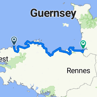 Roscoff / Morlaix - Le Vivier-sur-Mer / Mont-Saint-Michel